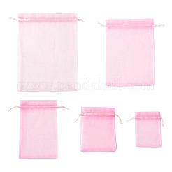 5 Geschenktüten aus Organza mit Kordelzug&nbsp;OP-LS0001-01A