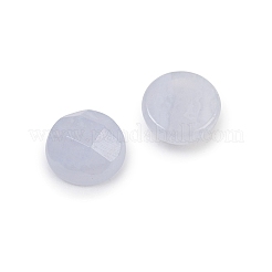 Natürliche blaue Spitze Achat Cabochon&nbsp;G-B146-02B-6mm