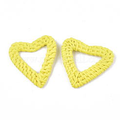 Anelli di maglia intrecciati a mano canna / rattan&nbsp;WOVE-T006-038A