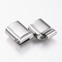 Anlaufgeschützte Magnetverschlüsse aus Edelstahl 304 mit einklebbaren Enden&nbsp;STAS-G157-14P-14x8mm