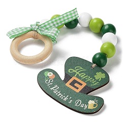 Holzanhänger zum St. Patrick's Day&nbsp;LS-HJEW-G023-02B