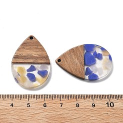 Pendentifs en résine et noyer&nbsp;FIND-R051-15B