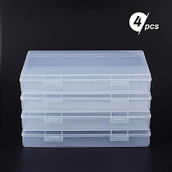Contenitori di perle di plastica trasparente&nbsp;CON-BC0006-06B