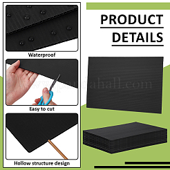 25 Blatt Kunststoff-Wellpappe Bastelplatten&nbsp;KY-BC0001-48