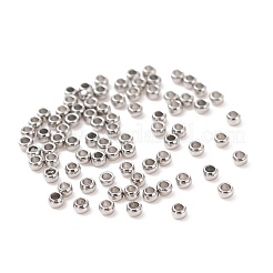 Cuentas espaciadoras de acero inoxidable 304 que no se deslustran&nbsp;STAS-R065-80-01