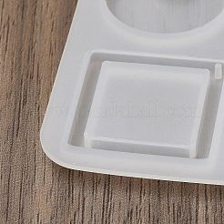 Stampi in silicone con ciondolo fai da te a forma di rombo&nbsp;DIY-G109-01A