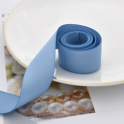 Полиэфирная лента, для галстука бантом, пришить аксессуары для заколки для волос, Небесно-голубой, 1-1/2 дюйм (38 мм), около 2.19 ярда (2 м) / рулон