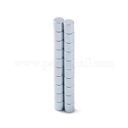 Flache runde Kühlschrankmagnete, Büromagnete, Whiteboard-Magnete, langlebige Mini-Magnete, Platin Farbe, 2x2 mm