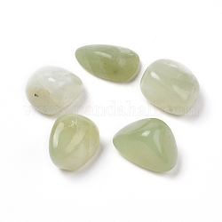 Nouvelles perles de jade naturelles, pierres de guérison, pour la thérapie de méditation équilibrant l'énergie, pierre roulée, gemmes de remplissage de vase, pas de trous / non percés, pépites, 20~35x13~23x8~22mm