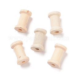(распродажа дефектных древесных волокон) шпульки для деревянных ниток, для вышивальных и швейных машин, деревесиные, 16x27 мм