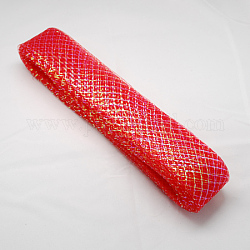 Cinta de malla, Cable de hilo de plástico neto, rojo, 70mm, 25 yardas / paquete