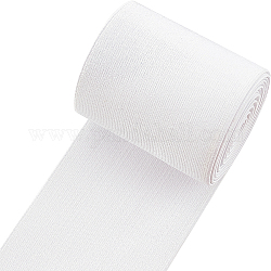 Gorgecraft bandes élastiques plates ultra larges et épaisses, sangle vêtement accessoires de couture, blanc, 70mm, 2yards / sac