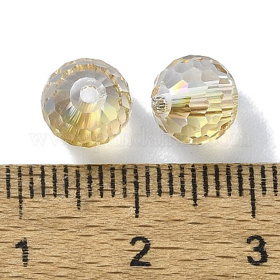 Perles de verre plaquées couleur ab&nbsp;EGLA-P059-02A-AB18-1