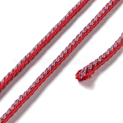 Cordon tressé en polyester bicolore de 14 m&nbsp;OCOR-G015-02A-15-1