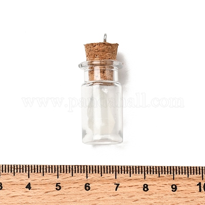 Halloween-Anhänger aus Glas-Wunschflaschen&nbsp;IFIN-P041-02P-01-1