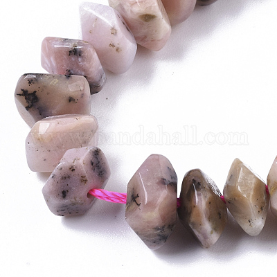 Chapelets de perles en opale rose naturelle&nbsp;G-R462-21-1