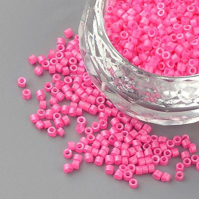 Perle di bugle di vetro vernice di cottura&nbsp;SEED-R042-10-1