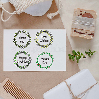 Wreath Silicone Clear Stamp and Die Sets for Card Making, DIY Embossing  Photo Album Decorative Craft