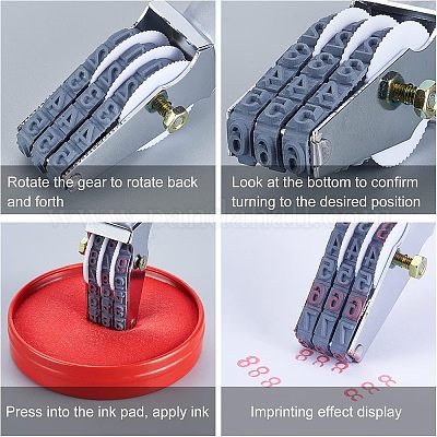 Timbre numérique en plastique réglable&nbsp;AJEW-WH0241-07-1