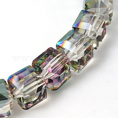 Perles en verre electroplate&nbsp;EGLA-E006-3F-1