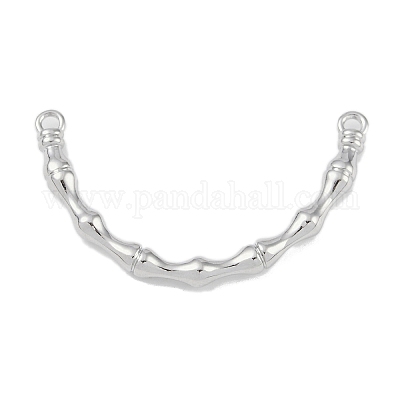Messing Bambusstab Verbinder Charms&nbsp;KK-U020-03P-1
