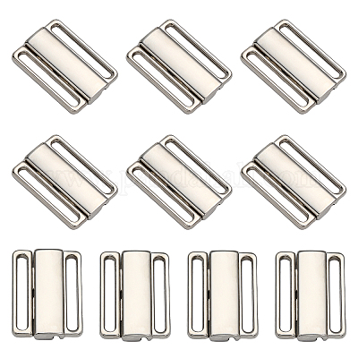Wholesale 20 pieces metal bra hooks adjustment strap fasteners