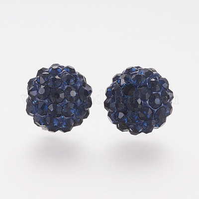 Polymer Ton Strass Perlen&nbsp;RB-K050-10mm-C15-1