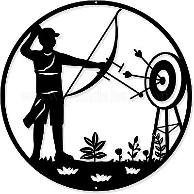 Décorations murales en fer&nbsp;HJEW-WH0067-011-1