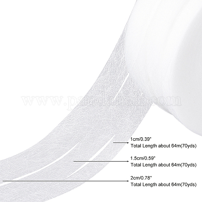 70 Yards Web Hemming Tape Hem Tape Fabric Fusing Iron-On Tape for Trousers  Cloth