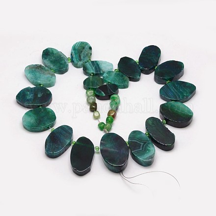 Natural Agate Beads Strands G-F303-09D-1