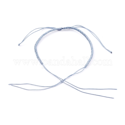 Изготовление плетеных браслетов из нейлоновой нити AJEW-JB00922-03-1