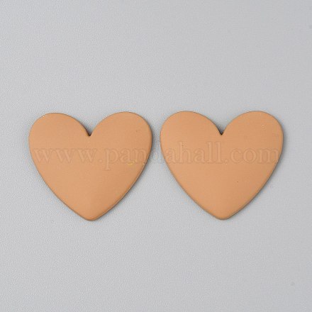 Undurchsichtigen Cabochons&nbsp;LS-RESI-WH0041-03I-1