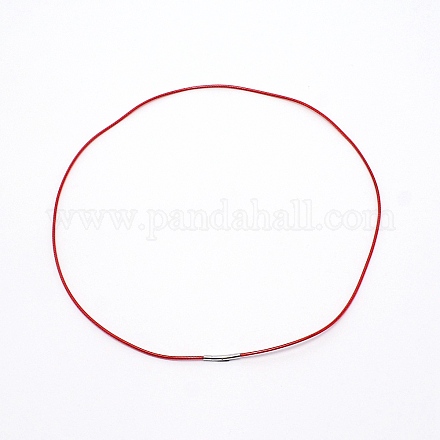 Herstellung von Halsketten aus gewachsten Polyesterschnüren MAK-WH0009-05F-02-1
