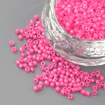 Выпечка окрашенные стеклянные стеклянные бусины SEED-R042-10-1