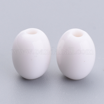 Opaque Acrylic Beads SACR-S300-08C-01-1