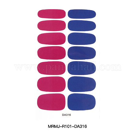 Полное покрытие наклейки для ногтей наклейки наклейки MRMJ-R101-DA316-1