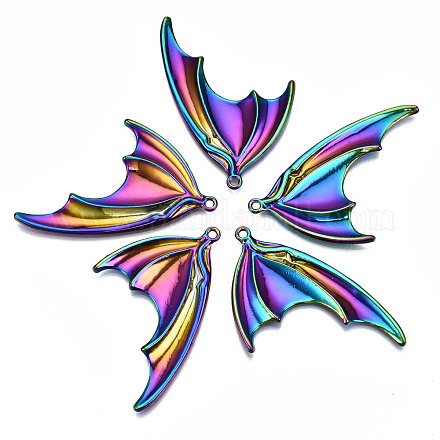 Plated Rainbow Color Alloy Big Pendants PALLOY-S180-016-RS-1