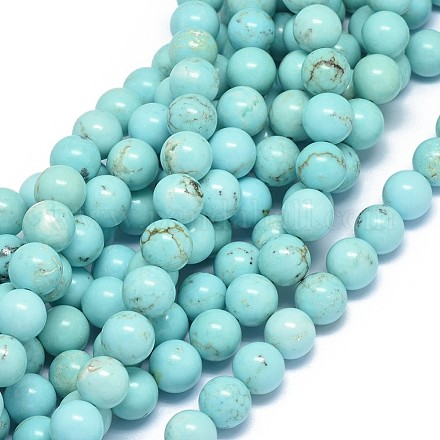 Chapelets de perles en howlite naturelle X-G-F604-04-10mm-1