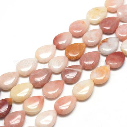 Natural Jade Beads Strands G-R434-03-13x18-1