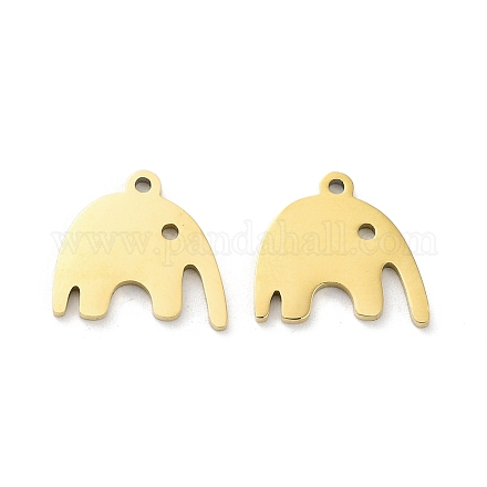 Ion Plating(IP) 316L Surgical Stainless Steel Charms STAS-D029-30G-1