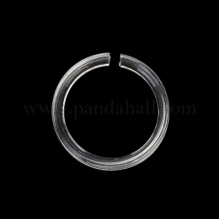 Anneaux d'affichage de bracelet unique en plastique transparent BDIS-F006-01A-1
