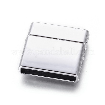 Rectangle Alloy Magnetic Clasps PALLOY-L168-03-1