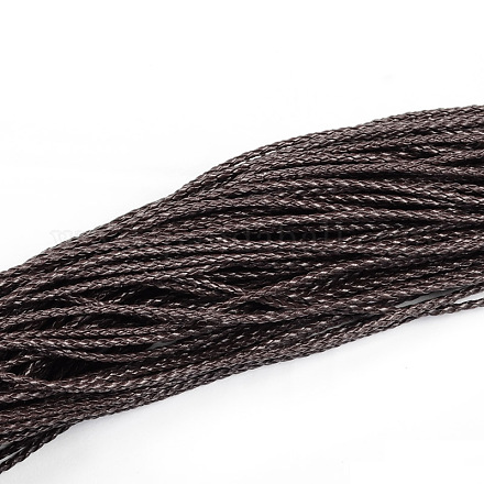 Плетеные имитация кожаные шнуры LC-S005-016-1