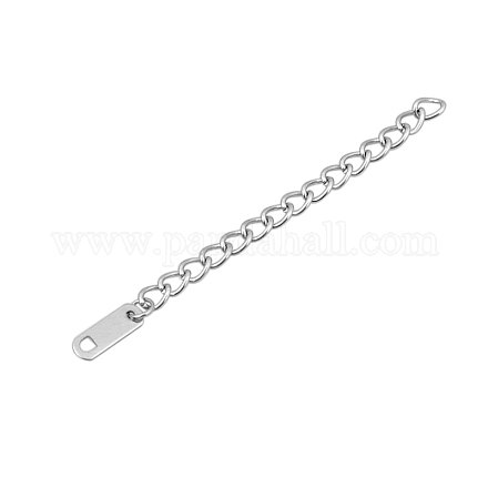 304 Stainless Steel Extender Chains STAS-I066-03B-1