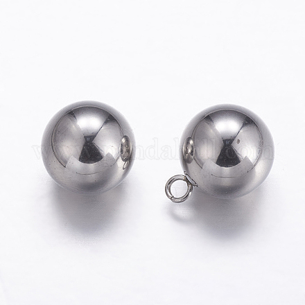 Breloques de sphère en 201 acier inoxydable X-STAS-K146-048-10mm-1