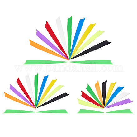 Superrisultati 63 paia di piume in plastica per l'impennamento di frecce in 27 colori FIND-FH0002-94-1