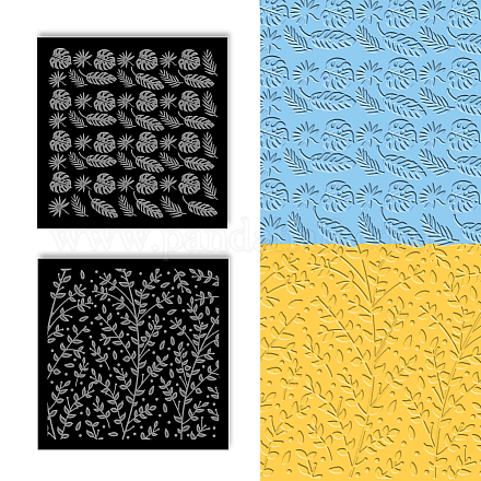 Tableros de textura de arcilla acrílica DIY-WH0498-0004-1