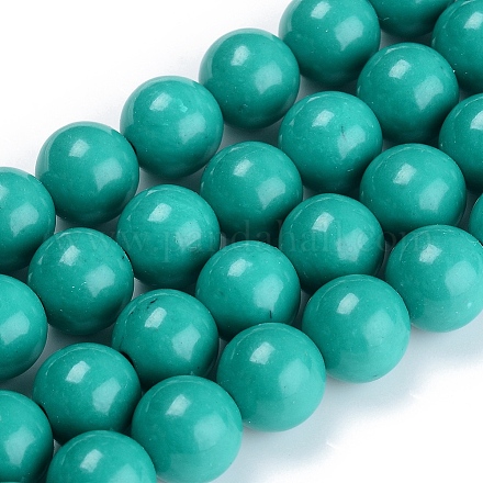 Fili di perle di giada mashan naturali tinti X-DJDA-E266-6mm-01-1