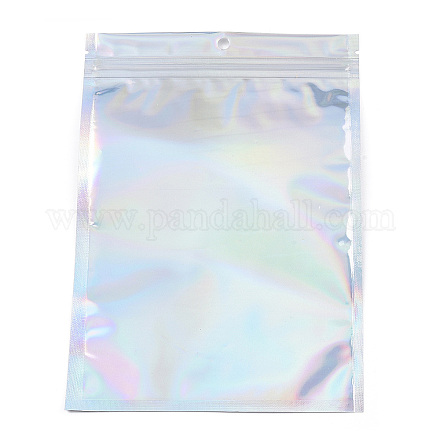 Bolsas láser de plástico con cierre de cremallera rectangular OPP-YWC0001-14X20-1