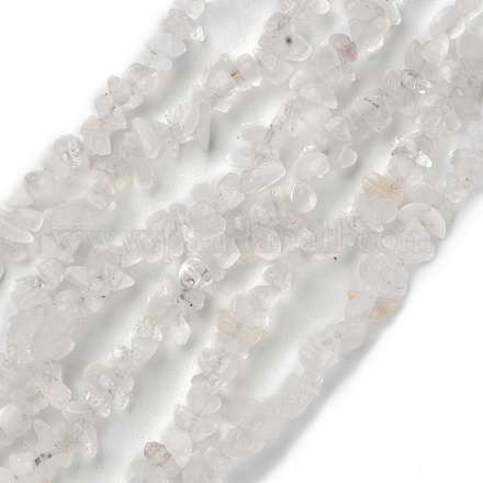 Granos de cristal de cuarzo natural hebras G-G0003-B20-1